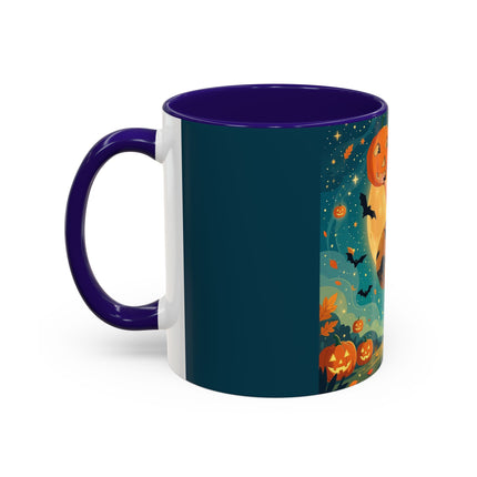 🦇🎃 The Witch Of Batwing Pumpkin Hollow Colorful Mug – Moonlit Halloween Charm