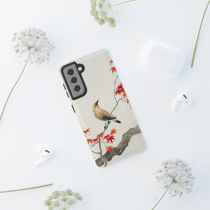 Japanese Bird on Maple by Ohara Koson Phone Cases