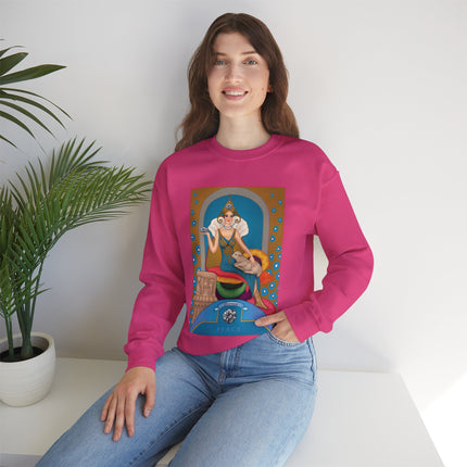 April & Diamond (from the Gem Series) by Sofia Chiostri Heavy Blend™ Crewneck Sweatshirt