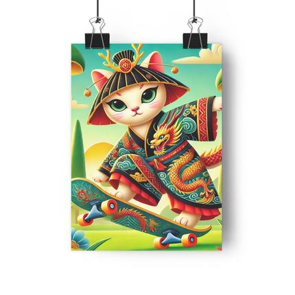 Dragon Dance on Wheels Giclée Art Print