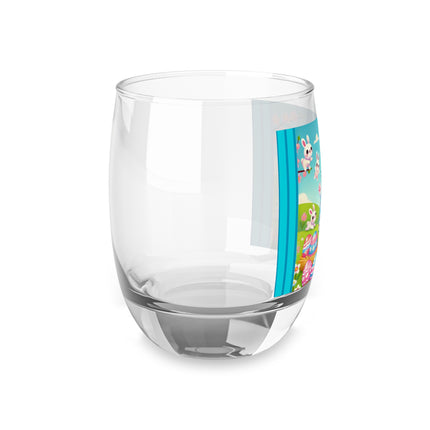 Springtime Kitten’s Easter Joy Whiskey Glass
