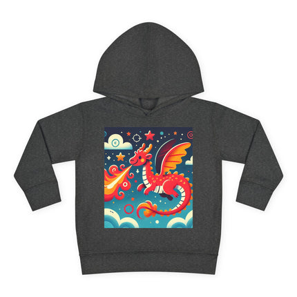 Starry Sky Dragon Toddler Pullover Fleece Hoodie