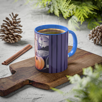 The Startled Pumpkin Colorful Mugs, 11oz