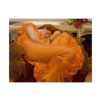 Flaming June by Frederic Leighton Matte Horizontal Posters