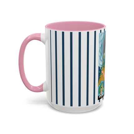 Art Deco Christmas Elegance Colorful Mugs (11oz, 15oz)