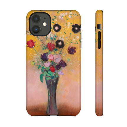 Vase of Flowers by Odilon Redon Phone Cases