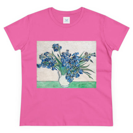 Irises by Van Gogh Women's Midweight Cotton Tee