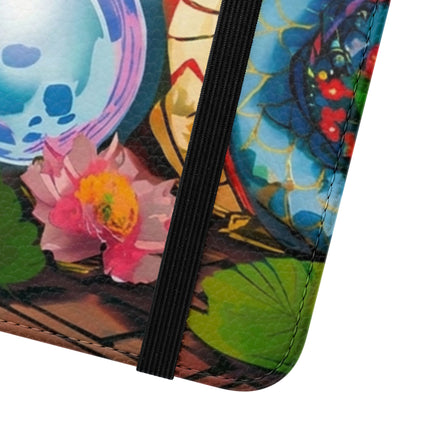 🐉💎 Wisdom's Guardian Flip Case – Dragon's Embrace & Eternal Wisdom