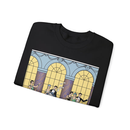 Au Revoir by George Barbier Heavy Blend™ Crewneck Sweatshirt