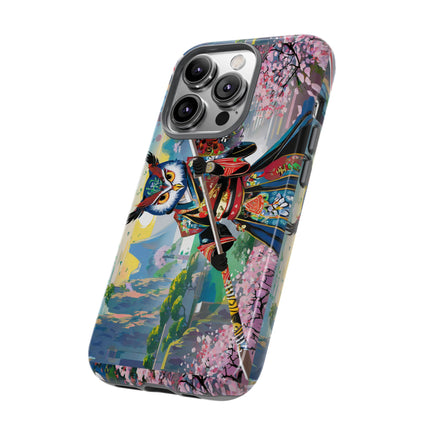 Cyberpunk Samurai Owl Phone Cases