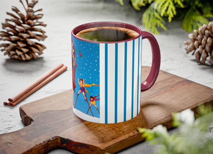 Snowfall & Couture Colorful Mugs (11oz, 15oz)
