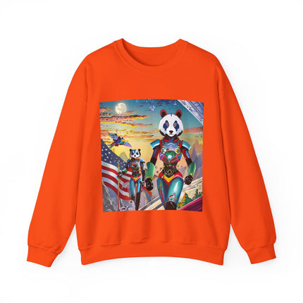 Cyber Punk Robots Unisex Heavy Blend™ Crewneck Sweatshirt