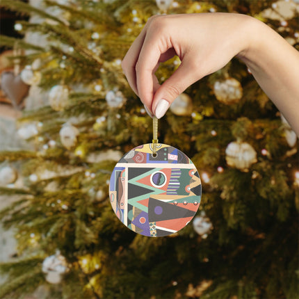 Collection decors et couleurs Pl.03 by Georges Valmiers Glass Ornament