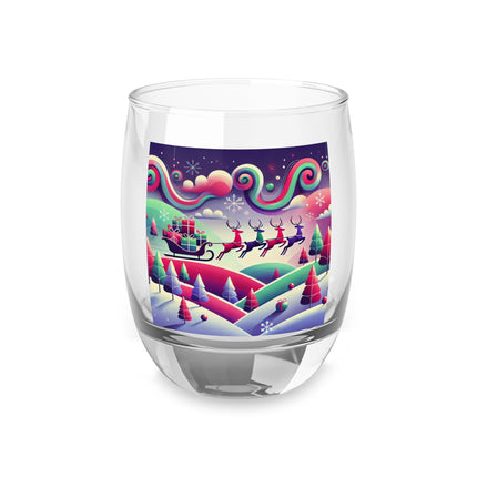 Festive Reindeer Flight Whiskey Glass