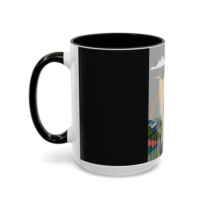 Rainbow Reverie Colorful Mugs – Elegant Renewal & Serene Beauty