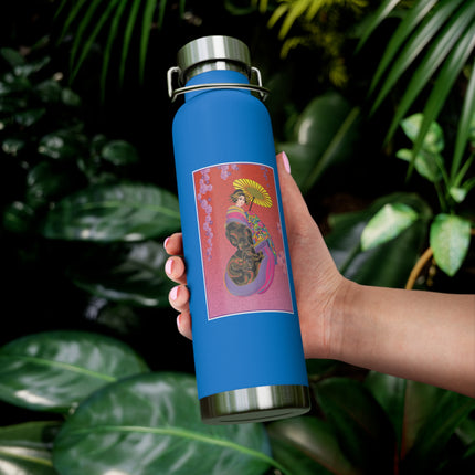 Enchanting Geisha Copper Vacuum Insulated Bottle, 22oz