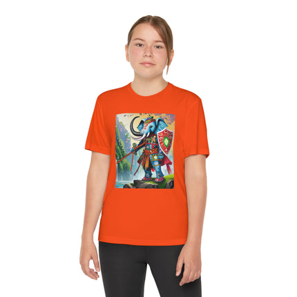 Cyberpunk Elephant Youth Competitor Tee