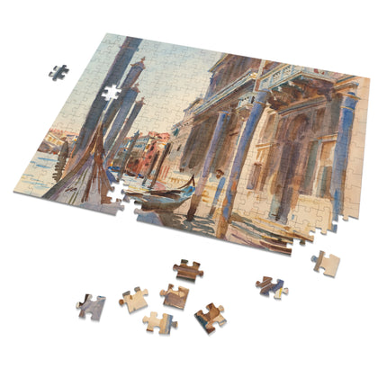 Gondola Moorings on the Grand Canal by John Singer Sargent Puzzle (30, 110, 252, 500-Piece)