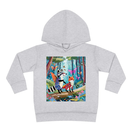 Whimsical Woodland Toddler Pullover Fleece Hoodie