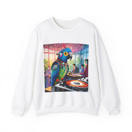 Parrot DJ Unisex Heavy Blend™ Crewneck Sweatshirt