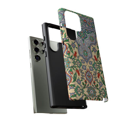 Arabic Art Pattern, Plate by Emile Prisse d’Avennes Phone Cases