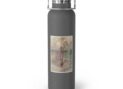 Rita Rides on the Dolphin by Warwick Goble Copper Vacuum Insulated Bottle, 22oz