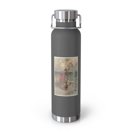 Rita Rides on the Dolphin by Warwick Goble Copper Vacuum Insulated Bottle, 22oz