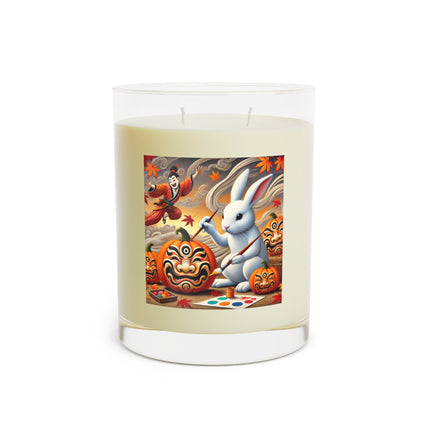 Halloween Rabbit’s Kabuki Jack-o’-Lanterns Scented Candle - Full Glass, 11oz