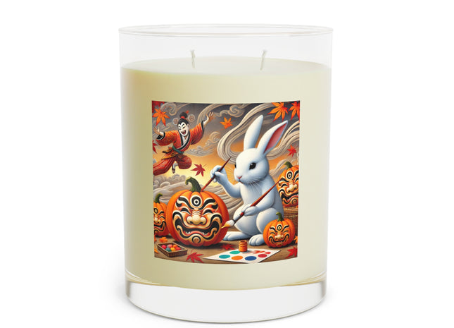 Halloween Rabbit’s Kabuki Jack-o’-Lanterns Scented Candle - Full Glass, 11oz