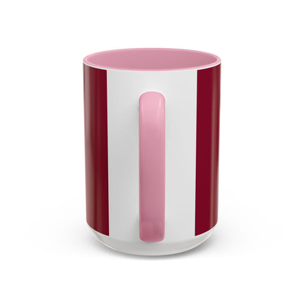 Elegant Holiday Woman with Gifts Colorful Mugs (11oz, 15oz)