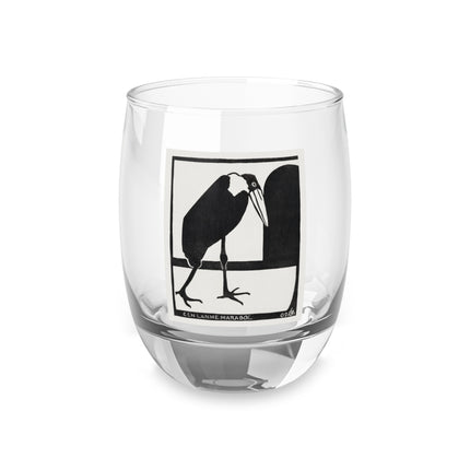 A Lame Marabou by Samuel Jessurun de Mesquita Whiskey Glass