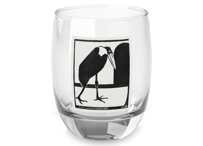 A Lame Marabou by Samuel Jessurun de Mesquita Whiskey Glass