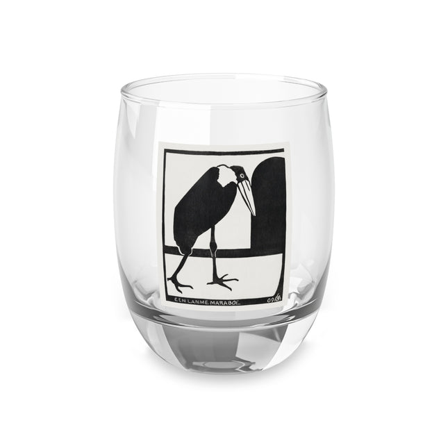A Lame Marabou by Samuel Jessurun de Mesquita Whiskey Glass