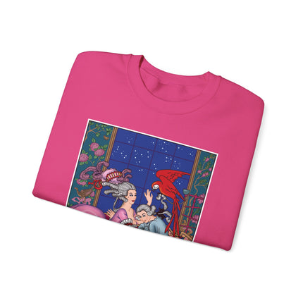 The Jealous Parrot by George Barbier Heavy Blend™ Crewneck Sweatshirt