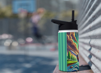 Valiant Duck Stainless Steel Water Bottle, Standard Lid