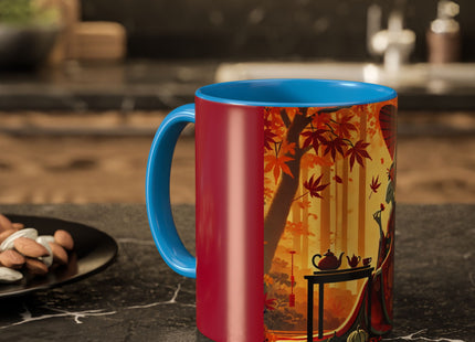 Theatrical Harvest Rabbit Colorful Mugs (11oz, 15oz)