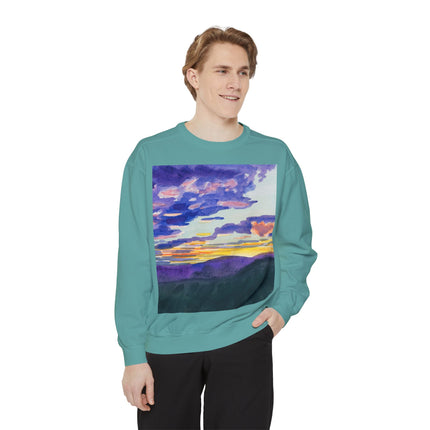 Naturstudie XII by Karl Wiener Garment-Dyed Sweatshirt