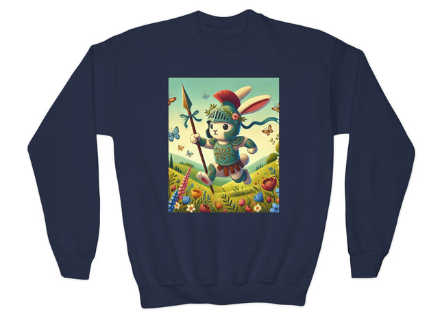 Rabbit Gladiator Youth Crewneck Sweatshirt