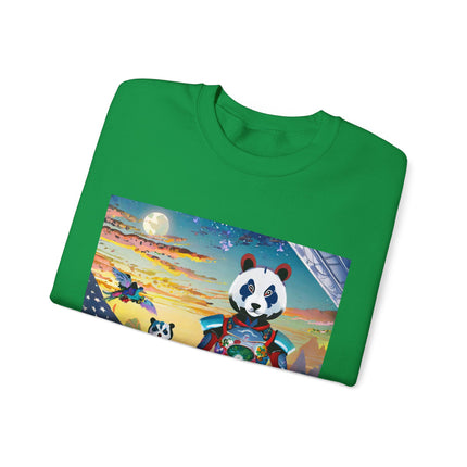 Cyber Punk Robots Unisex Heavy Blend™ Crewneck Sweatshirt