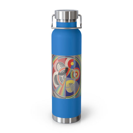 Rythme No. 1 by Robert Delaunay Copper Vacuum Insulated Bottle, 22oz