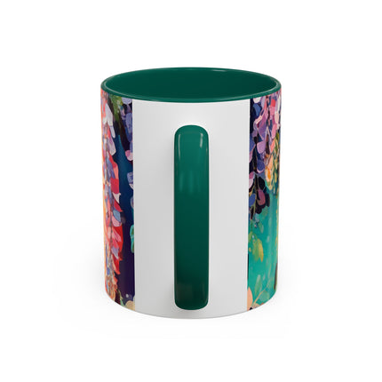 Golden Wisteria Symphony Colorful Mugs (11oz, 15oz)