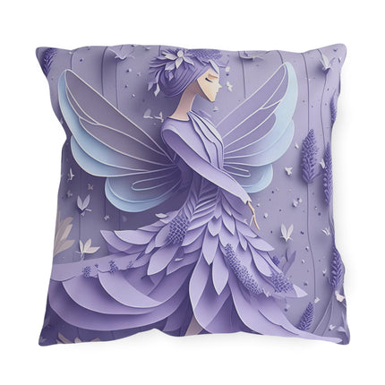 Lavender Fairy Outdoor Pillows
