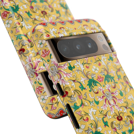 Yellow Botanical Pattern by Owen Jones Phone Cases
