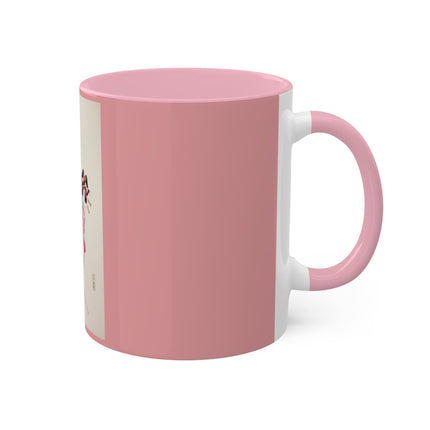 Illustrations of Japanese Toys Pl.001 by Kawasaki Kyosen Colorful Mugs, 11oz