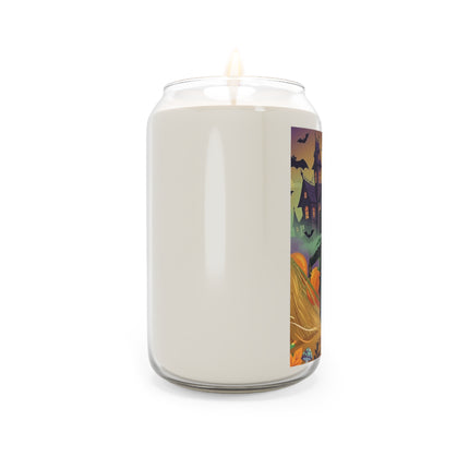 🌙🎃 The Scarecrow Of Haunted Hollow Scented Soy Candle – Whimsical Halloween Mystery