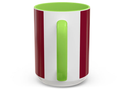 Elegant Holiday Woman with Gifts Colorful Mugs (11oz, 15oz)