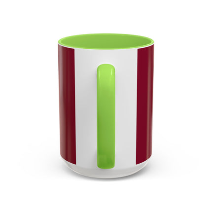 Elegant Holiday Woman with Gifts Colorful Mugs (11oz, 15oz)