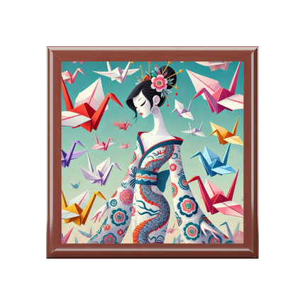 Origami Crane Jewelry Box