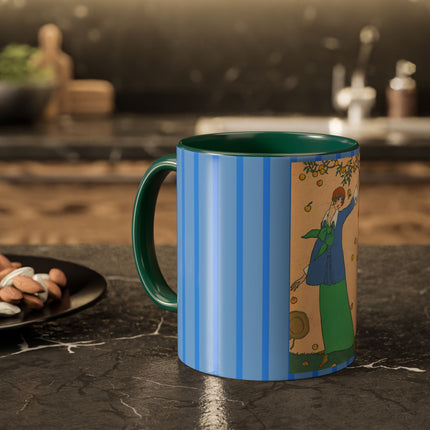 Le Verger by Georges Lepape Colorful Mugs (11oz, 15oz)
