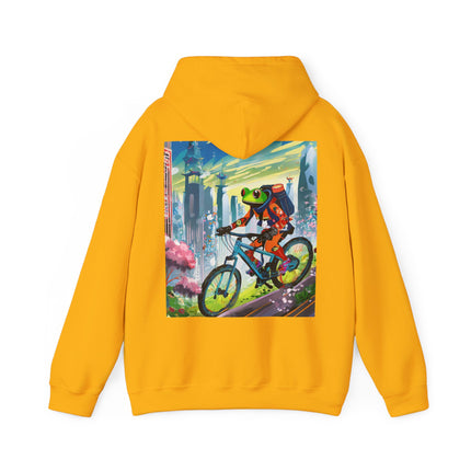 Cyberpunk Frog – Heavy Blend™ Hooded Sweatshirt